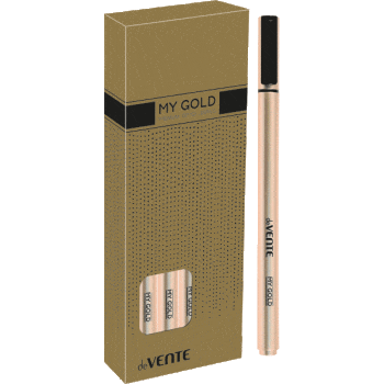 Ручка шариковая deVente 'My Gold'  0.7 мм., на масл. основе, корпус золотой, синяя, 5073733