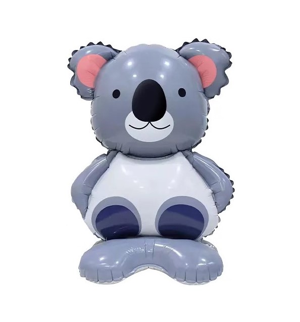 Шар 3D (23''/58 см) Фигура на подставке, Коала, 1 шт, 23461