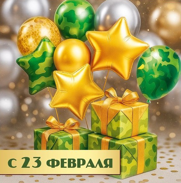 Бирка двойная, С 23 февраля, 5.0002283