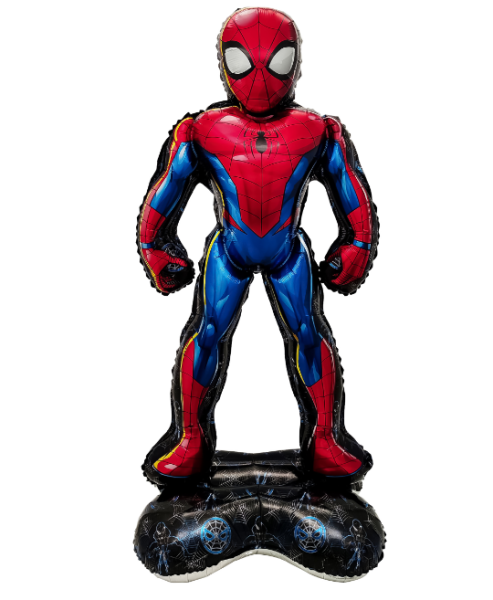 Шар 3D (59"/150 см), Фигура на подставке, человек паук, 1 шт, 26432