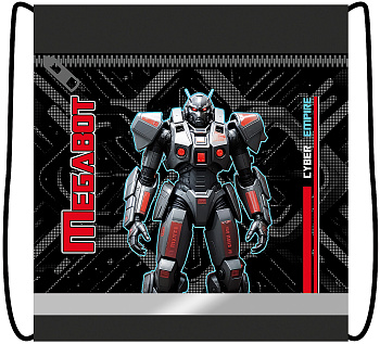 Сумка для сменной обуви, 420х340 мм, ткань, 'МЕГАБОТ', СДС-71